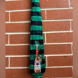 Vintage 1999 Budweiser Christmas Tie Louis & Frank Series 1 NWT